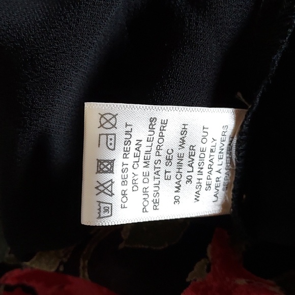 Anthropology One Fine Day Women's Sheer Jacket Top Black Floral Buttoned… - Picture 10 of 10